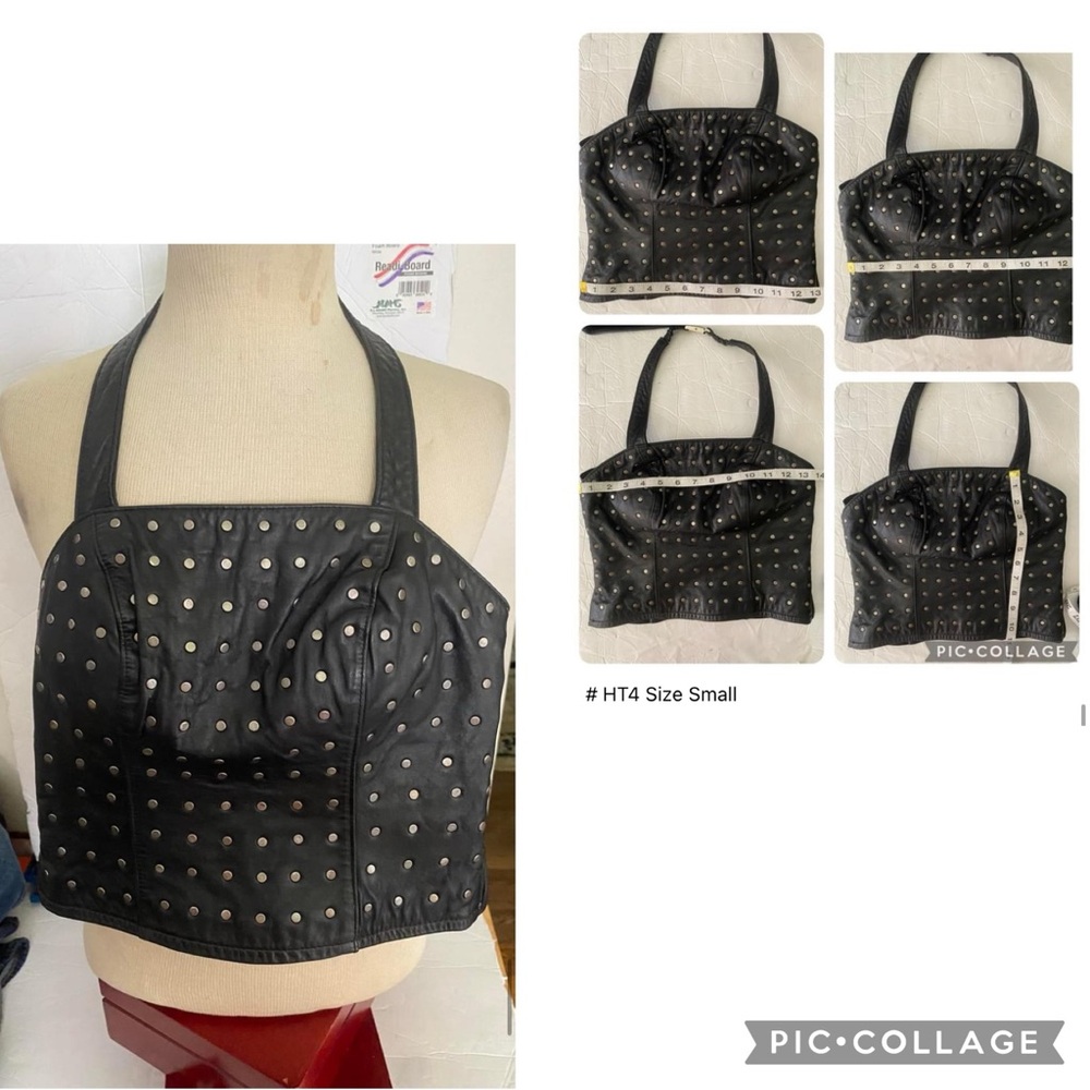 Harley Davidson Ladies Small Studded Leather Halter